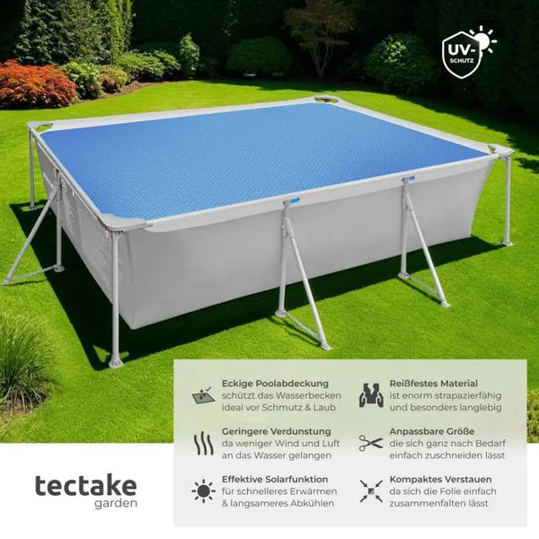Pool-Solarfolie blau 366 x 732 cm