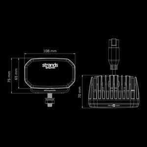 Strands FOR9T LIGHT POD DRIVING LIGHT 4″
