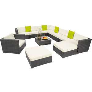 Rattan Lounge Las Vegas grau