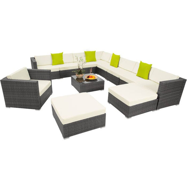 Rattan Lounge Las Vegas grau