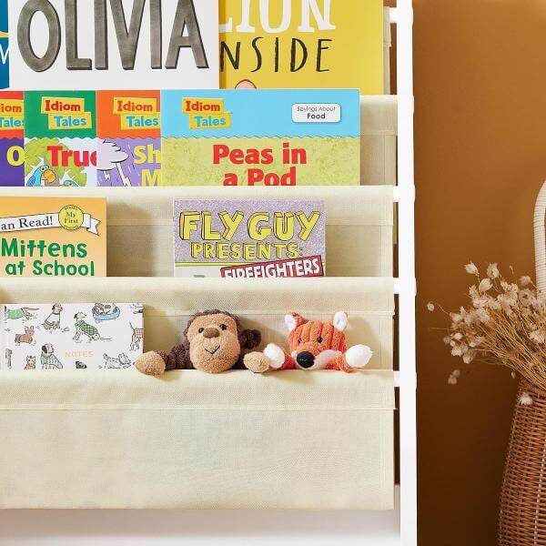Kinderbücherregal | Hängefächerregal | Zeitungsständer