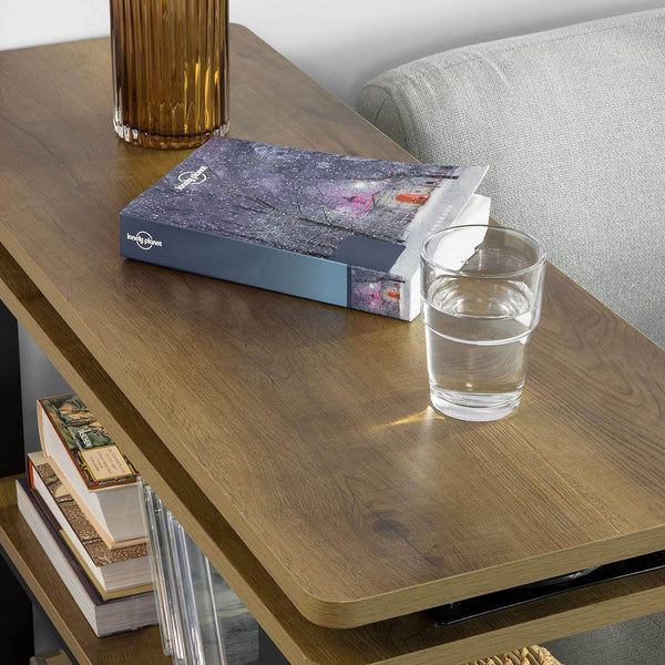 L-förmiger Beistelltisch Couchtisch Eckschreibtisch Industrie-Design FWT83-PF