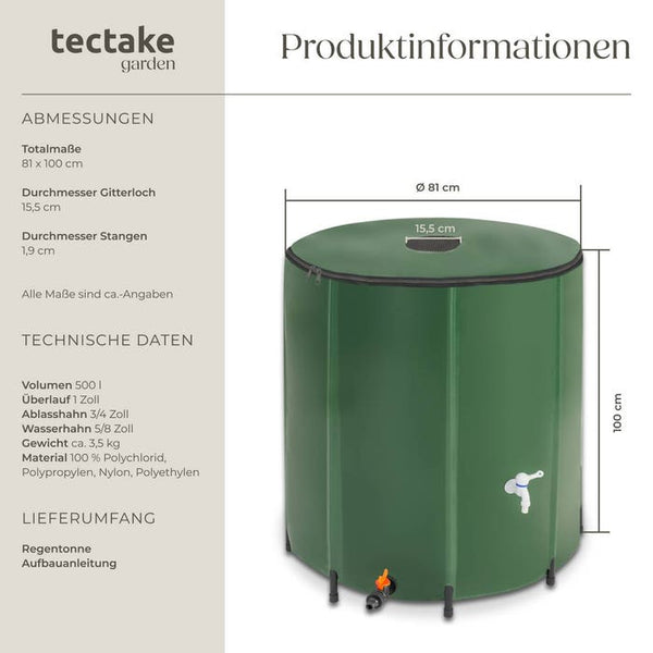 Regenwassertank 500 L