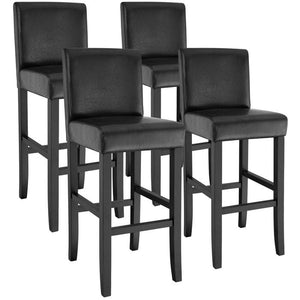 Barhocker schwarz 4er Set