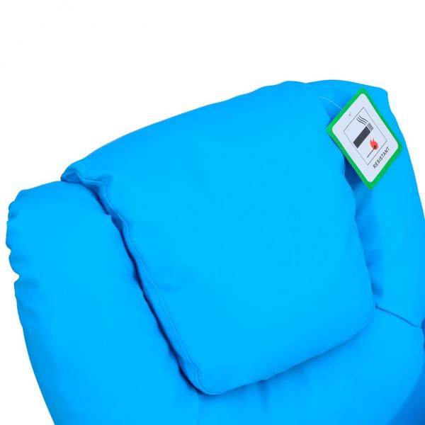 Kindersessel Minisessel Kindersofa für 3-6 Jahre alt Liegefunktion Blau