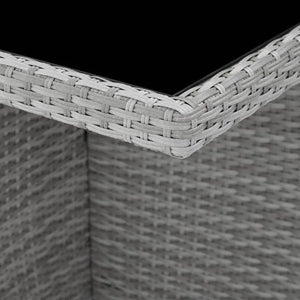 Aluminium Rattan Sitzgruppe Manhattan