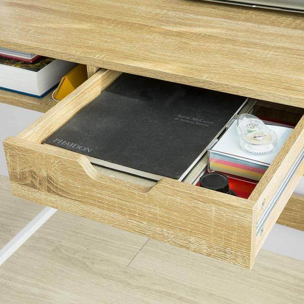 Schreibtisch | Bürotisch | Arbeitstisch | Weiss-Natur