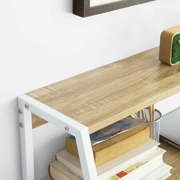 Schreibtisch | Bürotisch | Arbeitstisch | Weiss-Natur