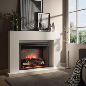 BALDERIA Calida 30" Elektrischer Einbaukamin 3D-Flammeneffekt 2000W