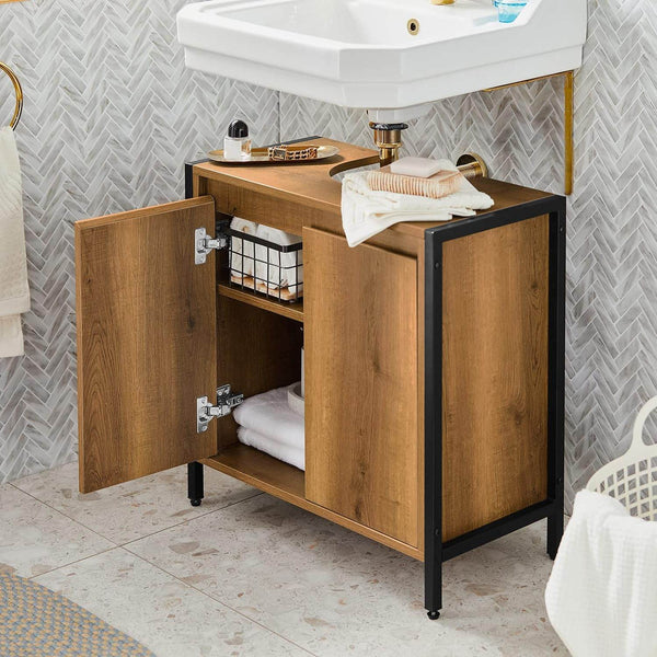 Waschbeckenunterschrank | Badezimmerschrank | Waschtisch | BZR63-PF