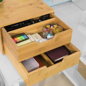 Kaffeekapsel Box | Aufbewahrungsbox | Schubladenbox Bambus | FRG82-N