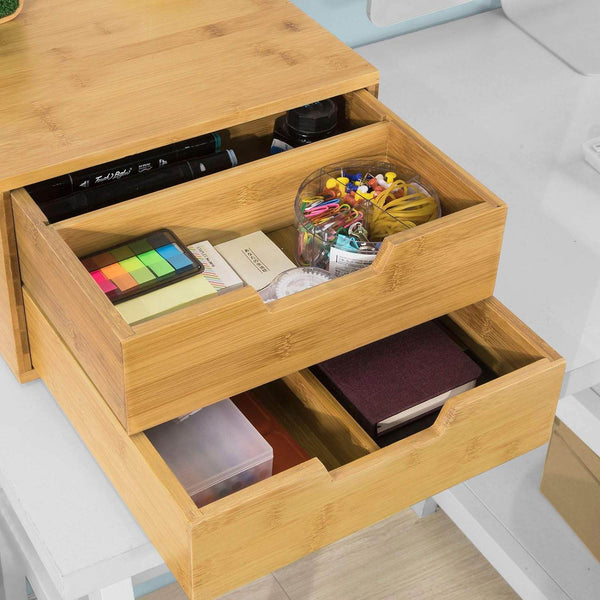 Kaffeekapsel Box | Aufbewahrungsbox | Schubladenbox Bambus | FRG82-N