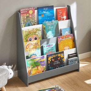Kinderbücherregal | Zeitungsständer | Aufbewahrungsregal Für Kinder | KMB32-HG