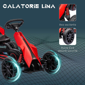 Go Kart Pedal Go Kart Rückwärts-uns Vorwärtsgang Rot +Schwarz