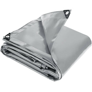 Bâche grise imperméable - 3 x 4 m