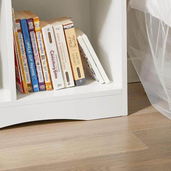 Kinderbücherregal | Spielzeugregal | Aufbewahrungsregal Für Kinder | Weiss