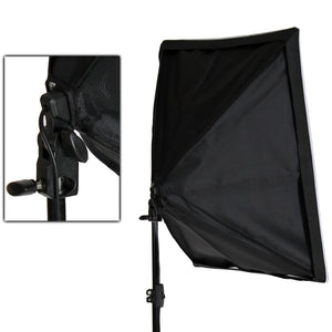 2 Sets Studioleuchte mit Softbox und Stativ