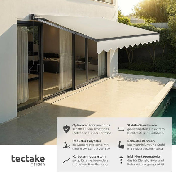 Gelenkarmmarkise Ornella beige 250 x 200 cm