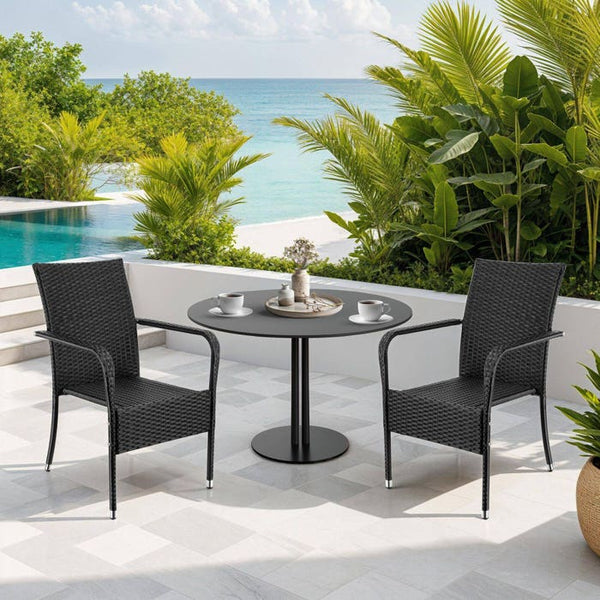 Rattanstuhl Girona 4er Set