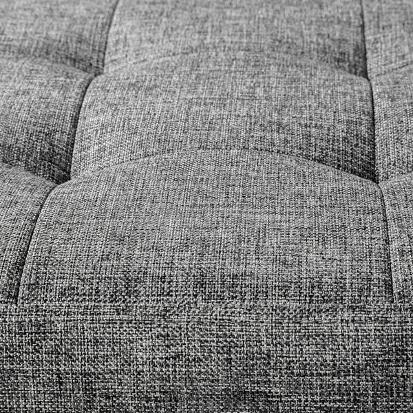Faltbare Sitztruhe aus Polyester, hellgrau