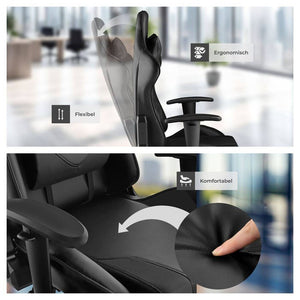 Premium Racing office chair Twink, black