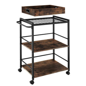 Servierwagen Worcester Industrial Holz dunkel, rustikal