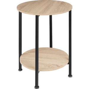 Beistelltisch Ballina Industrial Holz hell, Eiche Sonoma