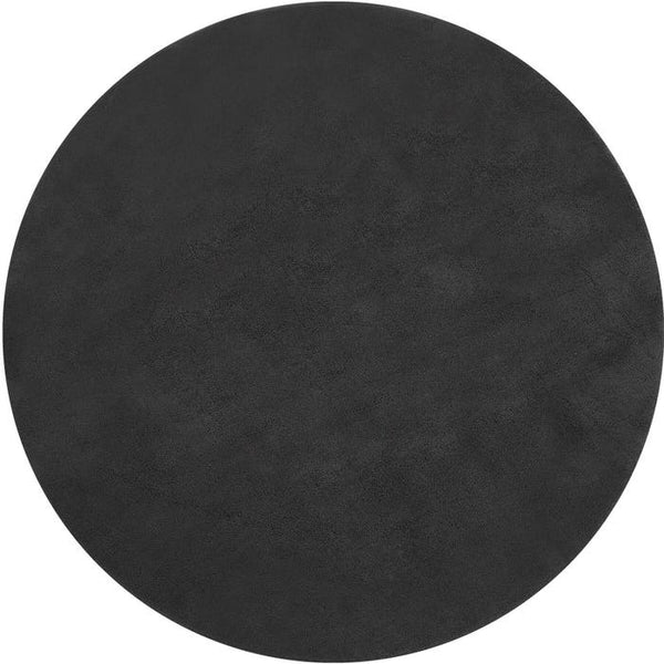 Tapis à poils courts Soft Zone anthracite Ø 120 cm 