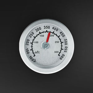 Holzkohlegrill Smoker 2in1 mit Thermometer schwarz