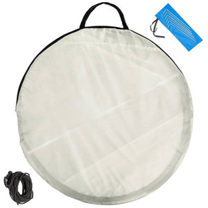 Abri de plage pliable Angelika gris