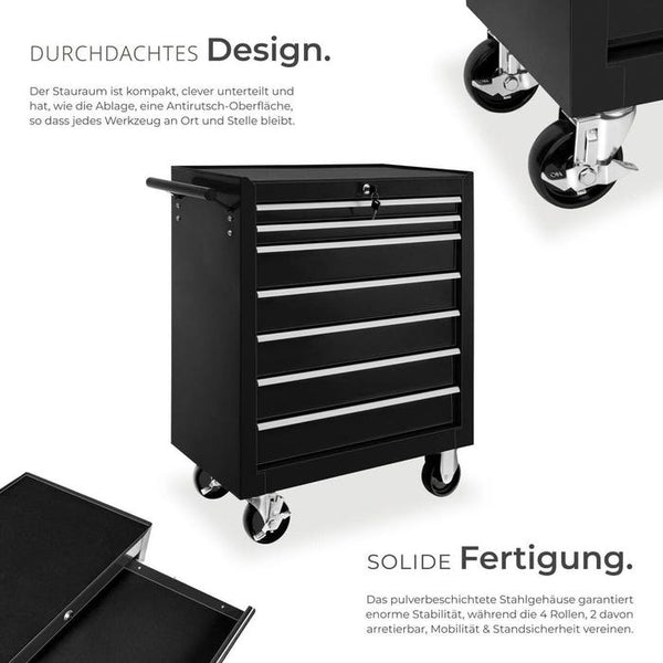Werkzeugwagen schwarz
