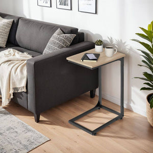 Beistelltisch Erie 40x30x63cm Industrial Holz hell, Eiche Sonoma
