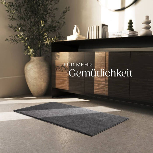 Short pile carpet Soft Zone anthracite 60 x 110 cm 