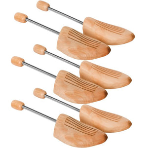 3 Paar Spiral-Schuhspanner Lotusholz Grösse 39-41