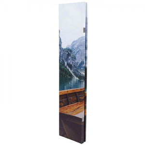 Foto-Paravent HWC-A83, Raumteiler Trennwand Sichtschutz, FSC-zertifiziert ~ 180x121cm Boot