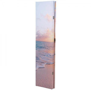 Foto-Paravent HWC-A83, Raumteiler Trennwand Sichtschutz, FSC-zertifiziert ~ 180x121cm Ocean