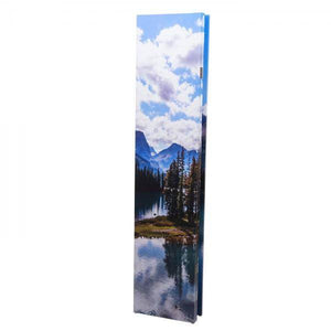 Foto-Paravent HWC-A83, Raumteiler Trennwand Sichtschutz, FSC-zertifiziert ~ 180x121cm See