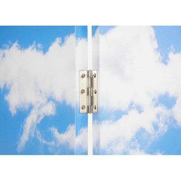 Foto-Paravent HWC-A83, Raumteiler Trennwand Sichtschutz, FSC-zertifiziert ~ 180x121cm See