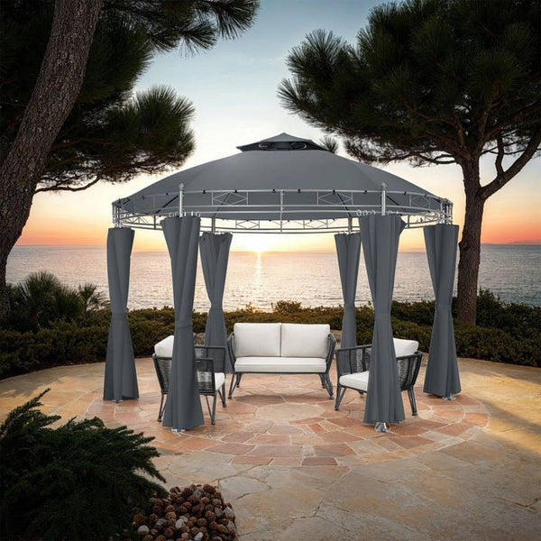 Gartenpavillon Siana anthrazit