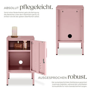 Nachttisch Baker mit Magnetverschluss rosa