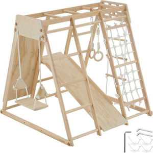 Klettergerüst Mont Blanc 8in1 Indoor Holz klappbar braun