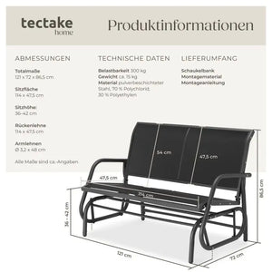 Schaukelbank Greta
