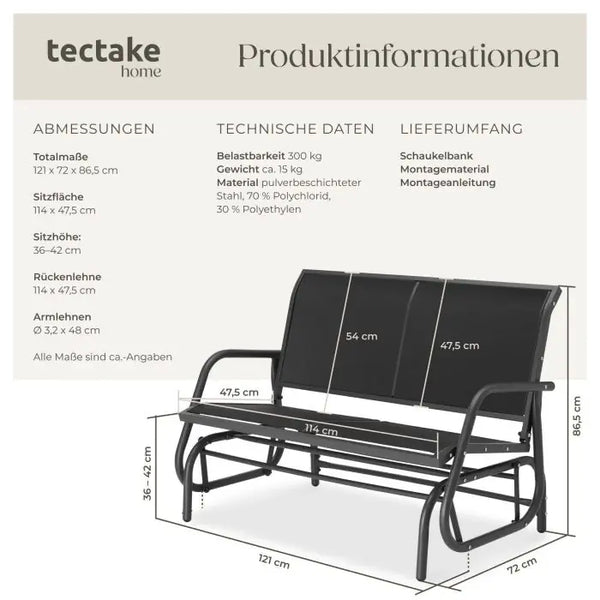 Schaukelbank Greta