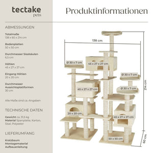 Kratzbaum Entissar beige