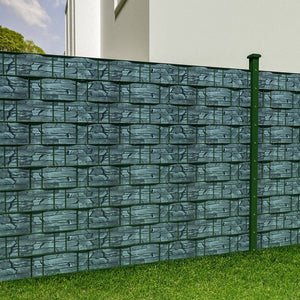 PVC Sichtschutzfolie Schiefer 70 m