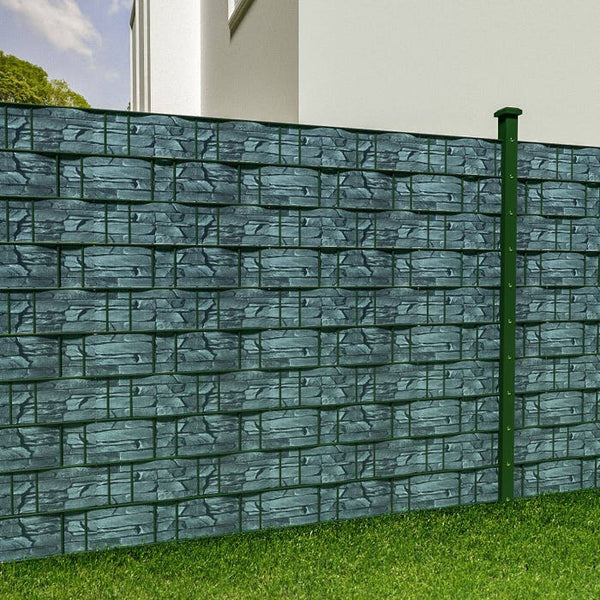 PVC Sichtschutzfolie Schiefer 70 m