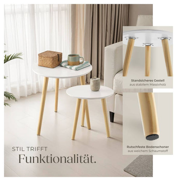 2er Set Beistelltisch Skaland