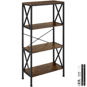 Regal Barry Industrial Holz dunkel, rustikal