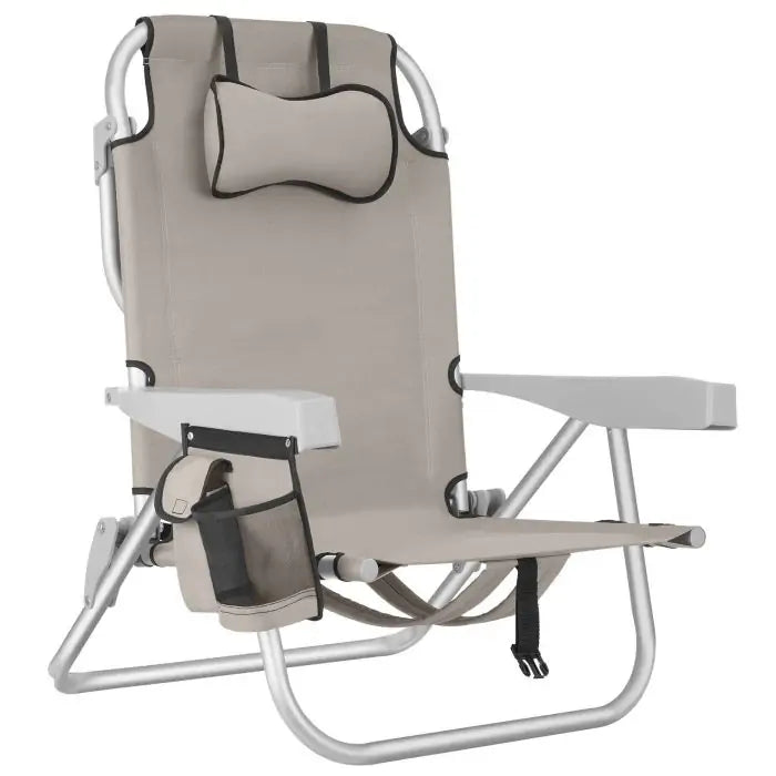 Aluminium Strandstuhl Coral beige pro Stück