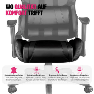 Racing Gaming Chair, Black